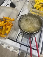 Olla freidora de 1,2L en acero inoxidable 304 alemán, compatible con cocinas de vitrocerámica e inducción