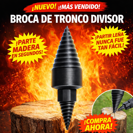 Broca de tronco divisor de madera
