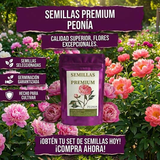 Semillas PREMIUM de Peonias ( 20 gramos )