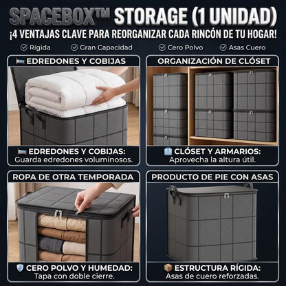 SPACEBOX™ Cesta Rígida Organizadora de Almacenamiento