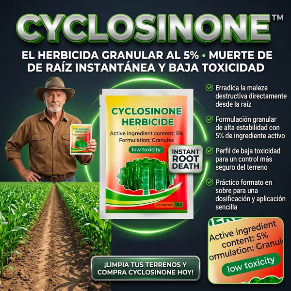 CYCLOSINONE HERBICIDE™ Herbicida Granular de Alta Eficacia