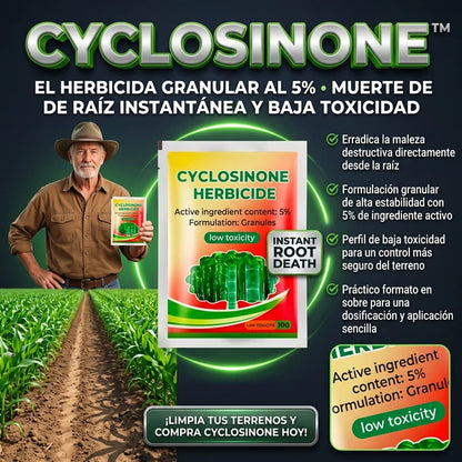 CYCLOSINONE HERBICIDE™ Herbicida Granular de Alta Eficacia