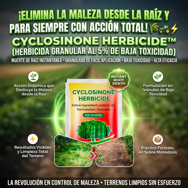 CYCLOSINONE HERBICIDE™ Herbicida Granular de Alta Eficacia
