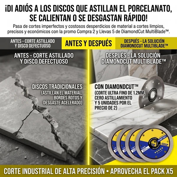 DIAMONDCUT™ Disco de Corte de Diamante Multifuncional
