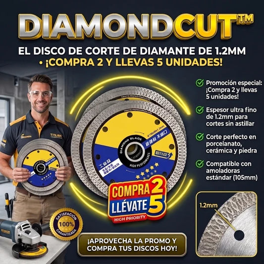 DIAMONDCUT™ Disco de Corte de Diamante Multifuncional