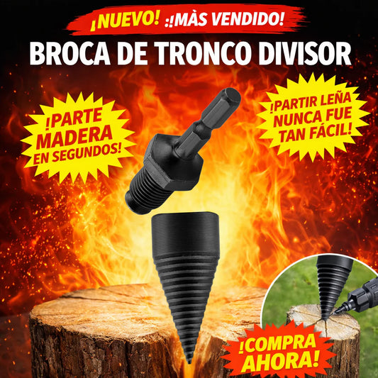 Broca de tronco divisor de madera