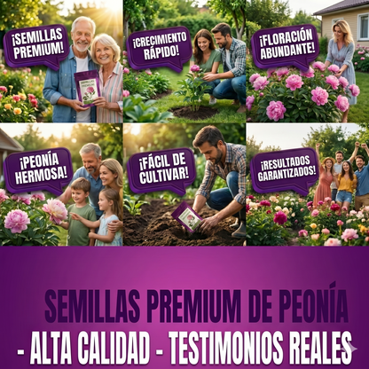 Semillas PREMIUM de Peonias ( 20 gramos )