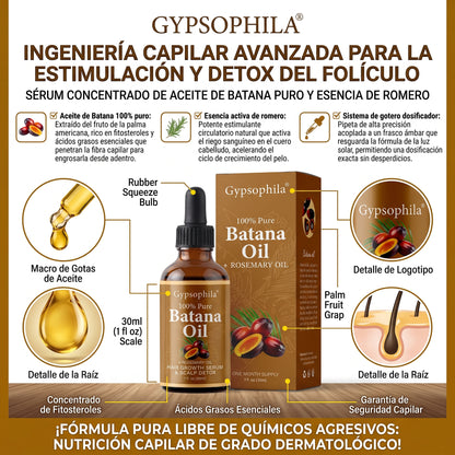Batana Oil + Rosemary érum de Crecimiento Capilar