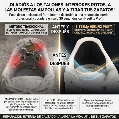 HEELFIX PRO™ Parches Autoadhesivos de Reparación Intensiva 20 Pares