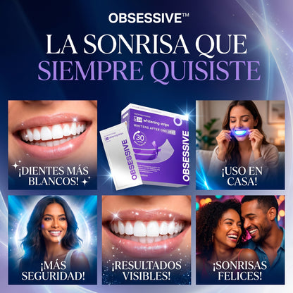 OBSESSIVE™  30 Tiras Blanqueadoras +5 de regalo