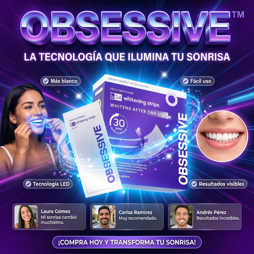 OBSESSIVE™  30 Tiras Blanqueadoras +5 de regalo