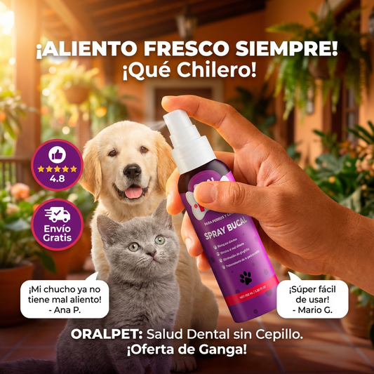 Oralpet Spray De Salud Dental Perro y Gatos