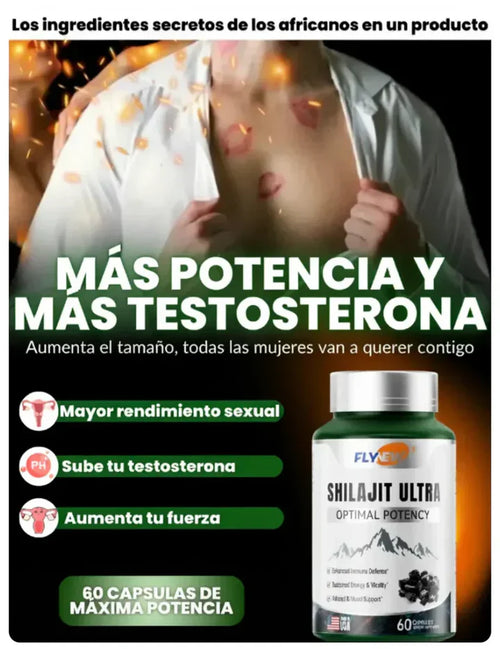 Shilajit Ultra - Recupera tu Potencia Natural