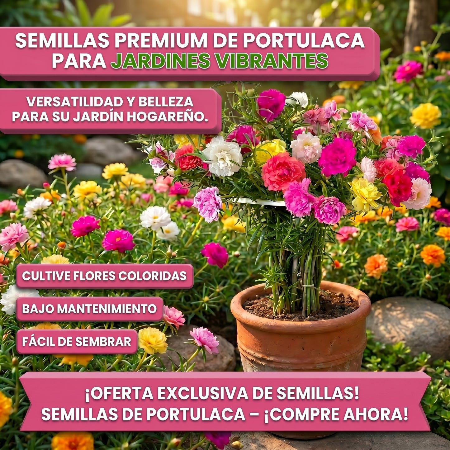 Semillas PREMIUM de Portulaca