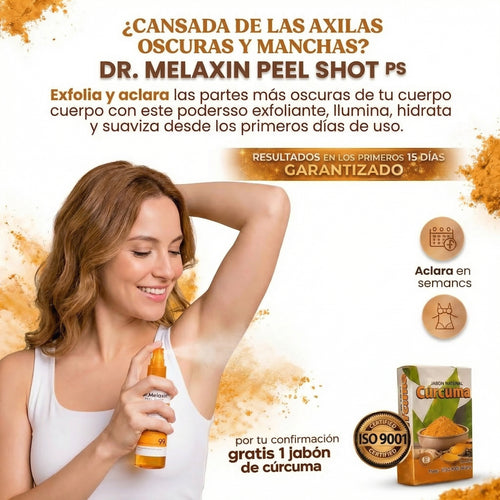 Dr.Melaxin™ Quita manchas  Remueve impurezas suavemente y Exfoliación sin fricción