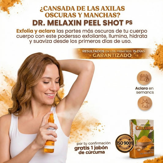 Dr.Melaxin™ Quita manchas  Remueve impurezas suavemente y Exfoliación sin fricción