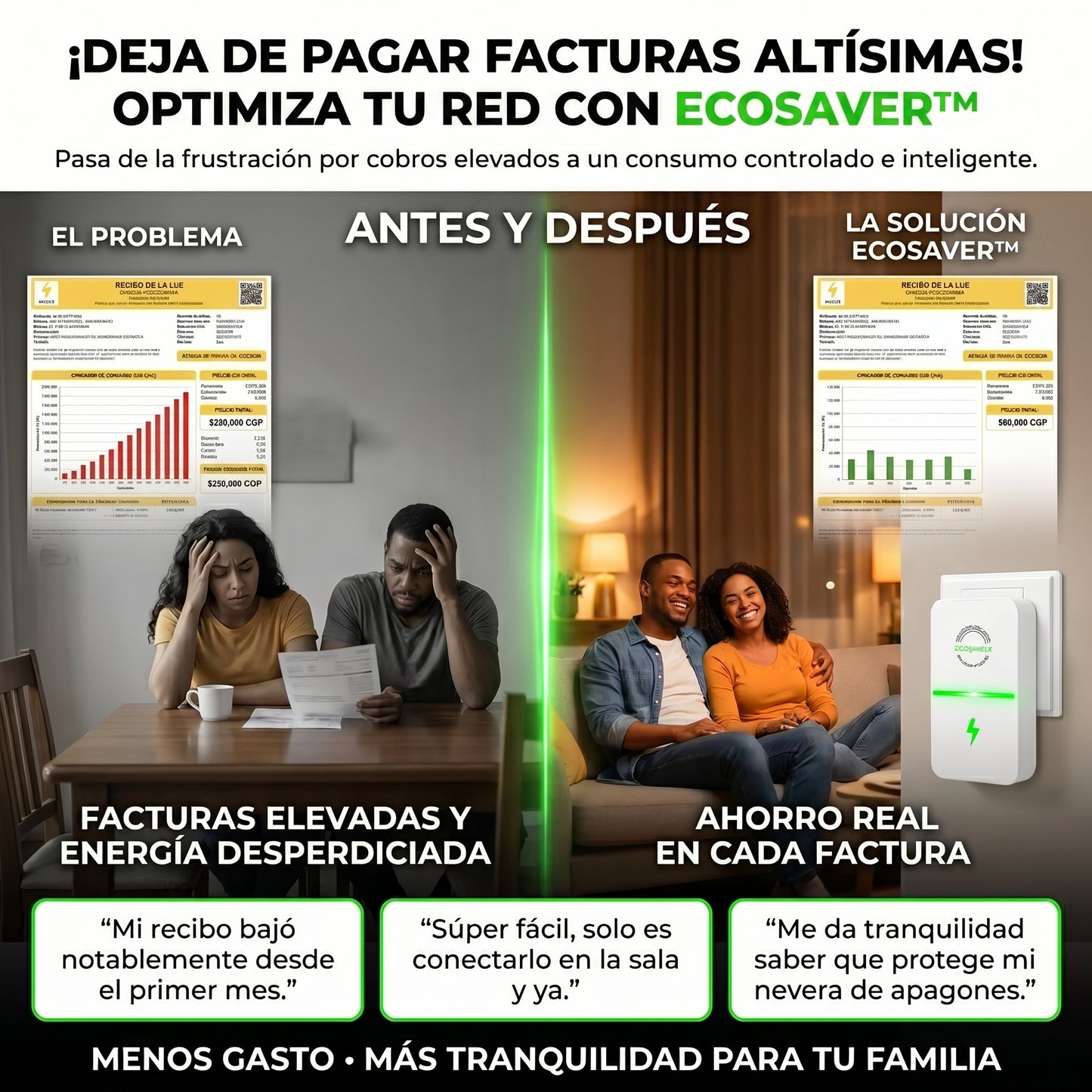 ECOSAVER™ Caja De Ahorro De Electricidad