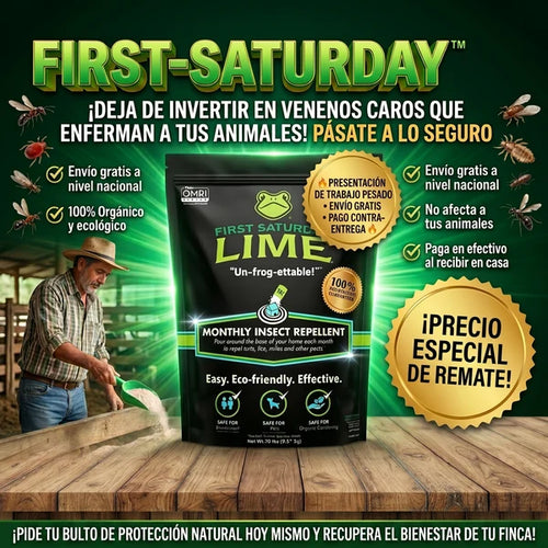 First Saturday Lime barrera de protección contra plagas