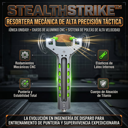StealthStrike™ Resortera Mecánica de Alta Precisión