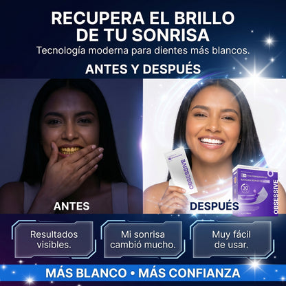 OBSESSIVE™  30 Tiras Blanqueadoras +5 de regalo