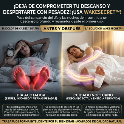 WakeSecret™ Parches Desintoxicantes y Relajantes Nocturnos