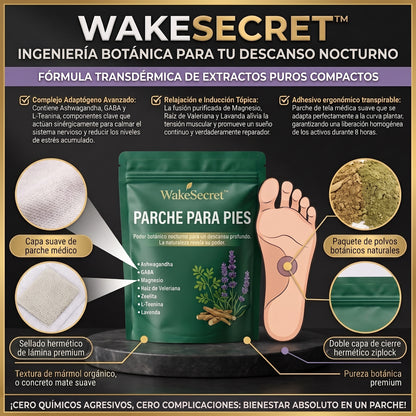 WakeSecret™ Parches Desintoxicantes y Relajantes Nocturnos