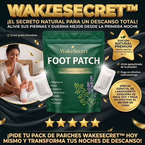 WakeSecret™ Parches Desintoxicantes y Relajantes Nocturnos