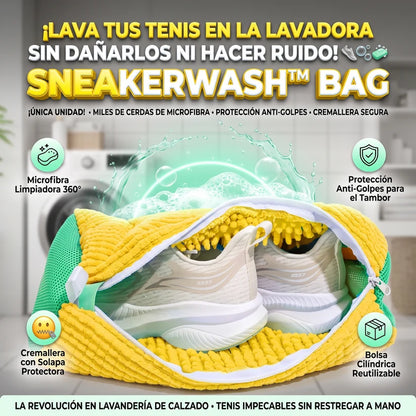 SNEAKERWASH™ Bolsa Cilíndrica para Lavar Zapatos en Lavadora
