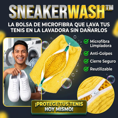 SNEAKERWASH™ Bolsa Cilíndrica para Lavar Zapatos en Lavadora